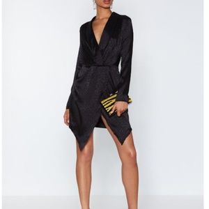 NWT NIB NastyGal While the Cats Away Leopard Dress